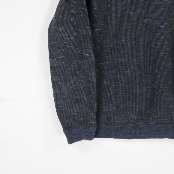 Tommy Bahama Sweater Mens Large Blue Reversible Half Zip Pullover Fall - Picture 10 of 16